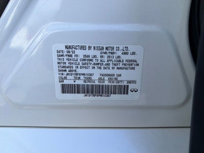 2023 INFINITI Q50 LUXE