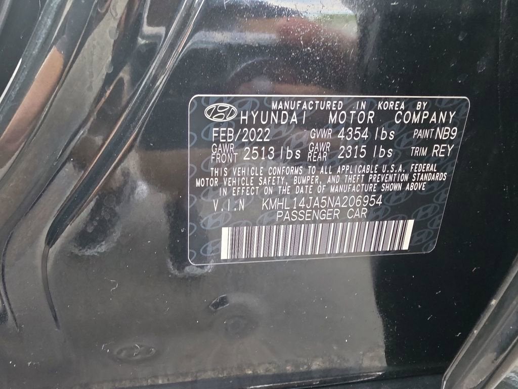 2022 Hyundai Sonata SEL