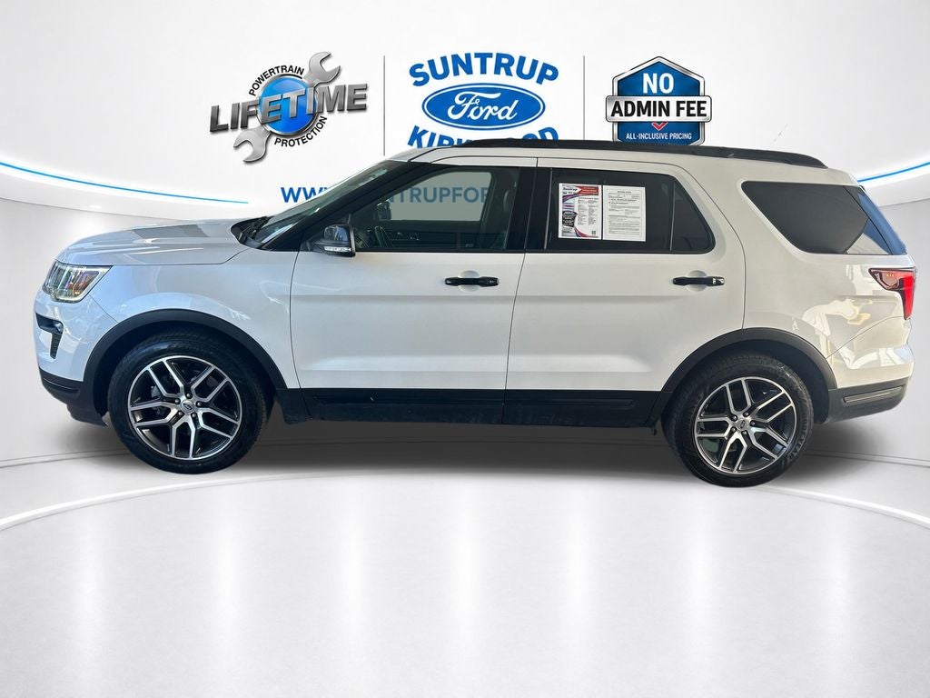 Used 2018 Ford Explorer Sport with VIN 1FM5K8GTXJGA35602 for sale in Kirkwood, MO