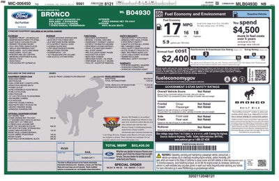 2021 Ford Bronco Badlands