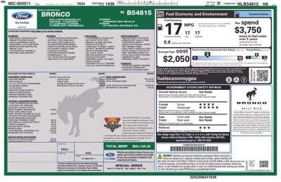 2022 Ford Bronco Wildtrak