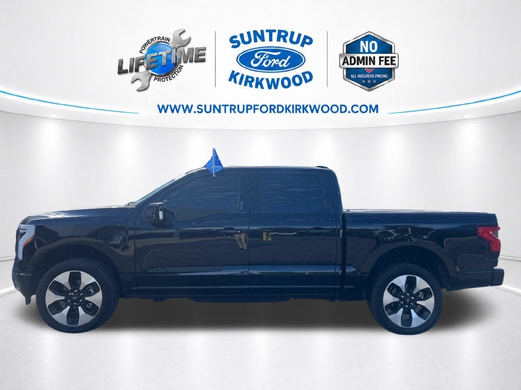 Certified 2023 Ford F-150 Lightning Platinum with VIN 1FT6W1EV6PWG11998 for sale in Kirkwood, MO