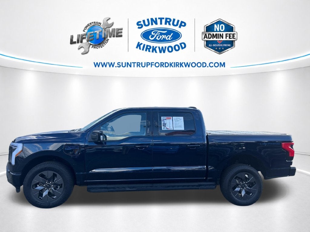 Certified 2024 Ford F-150 Lightning Lariat with VIN 1FT6W5L76RWG08744 for sale in Kirkwood, MO
