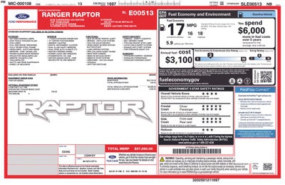 2025 Ford Ranger Raptor