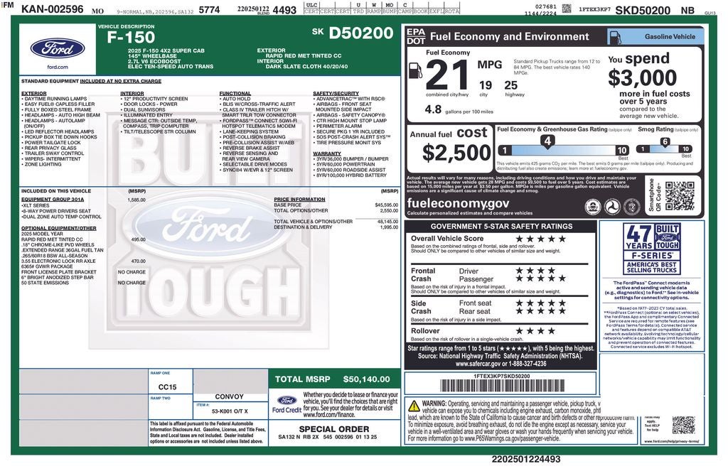 2025 Ford F-150 XLT