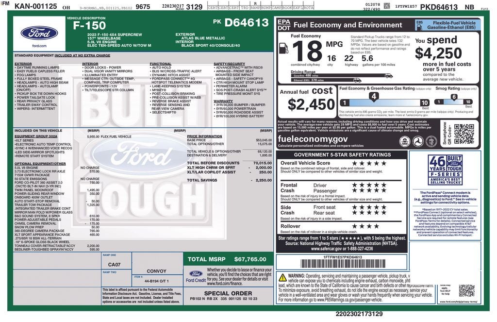 2023 Ford F-150 XLT