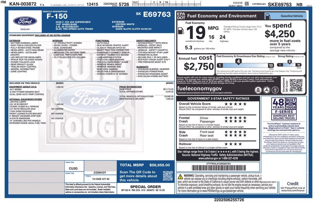 2025 Ford F-150 XLT