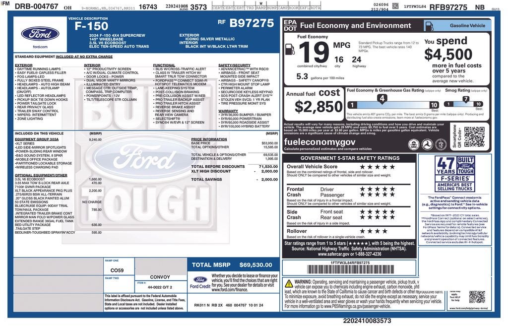 2024 Ford F-150 XLT