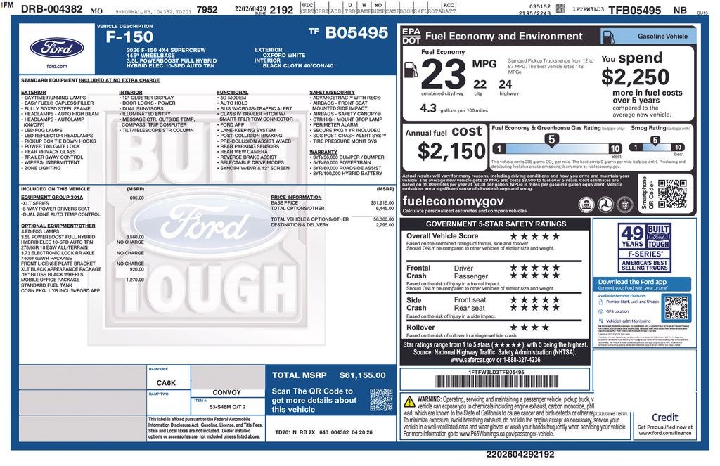 2026 Ford F-150 XLT