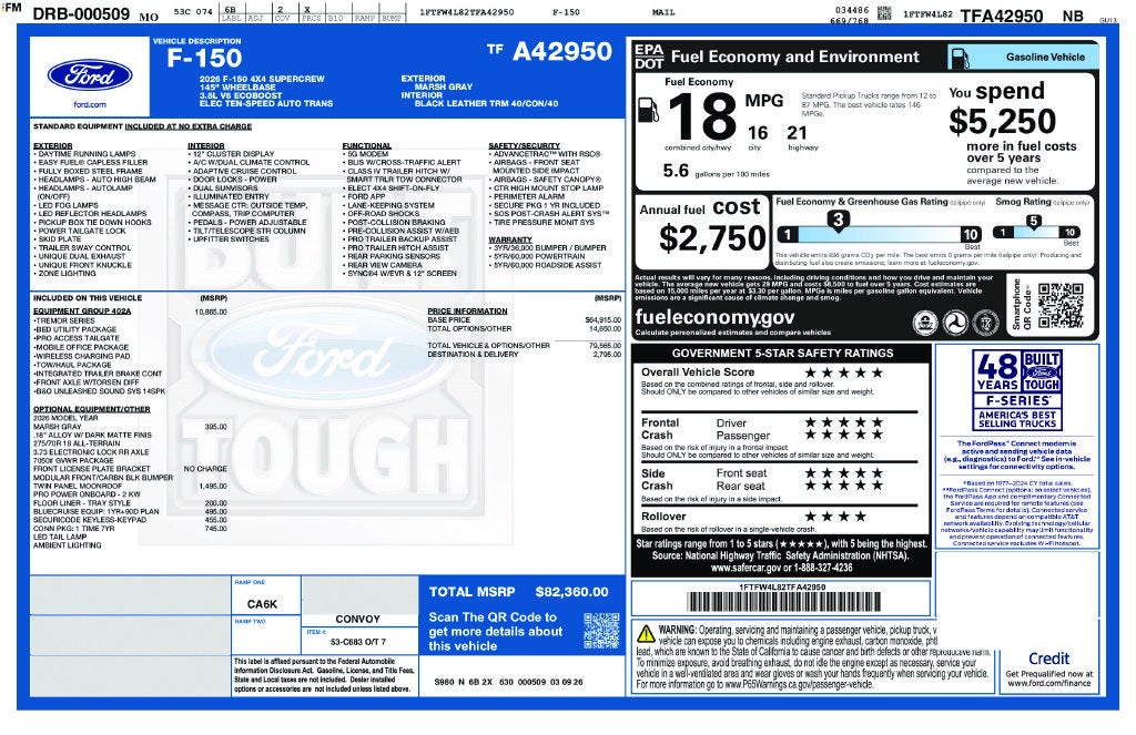 2026 Ford F-150 Tremor