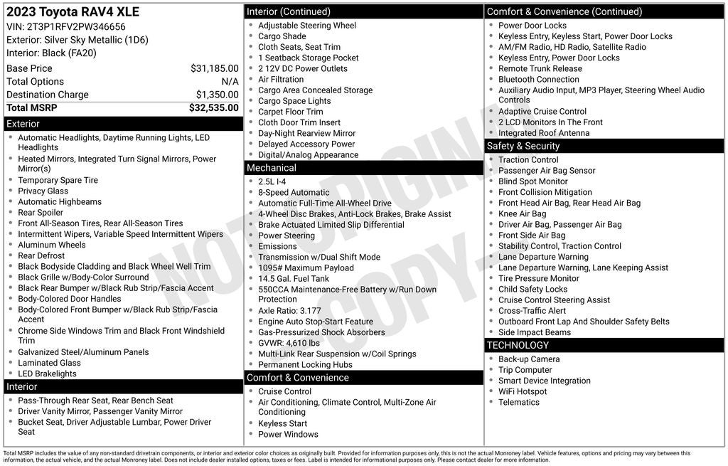 2023 Toyota RAV4 XLE