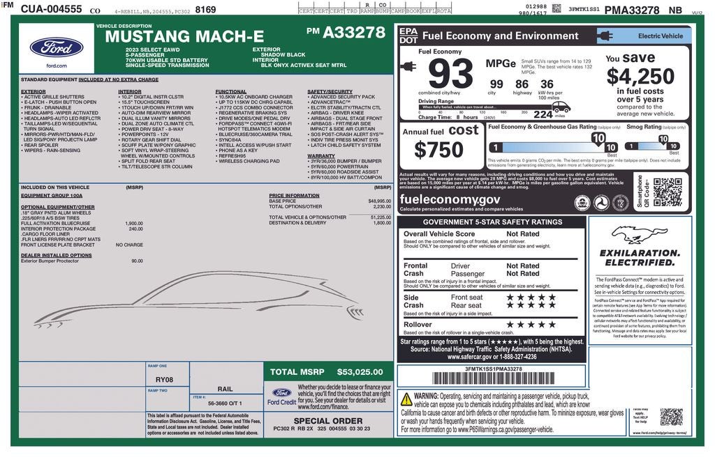 2023 Ford Mustang Mach-E Select