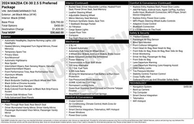2024 Mazda Mazda CX-30 2.5 S Preferred Package