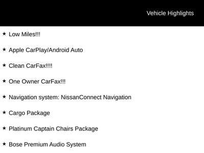 2023 Nissan Pathfinder Platinum
