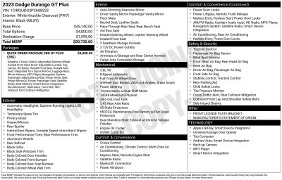 2023 Dodge Durango GT Plus