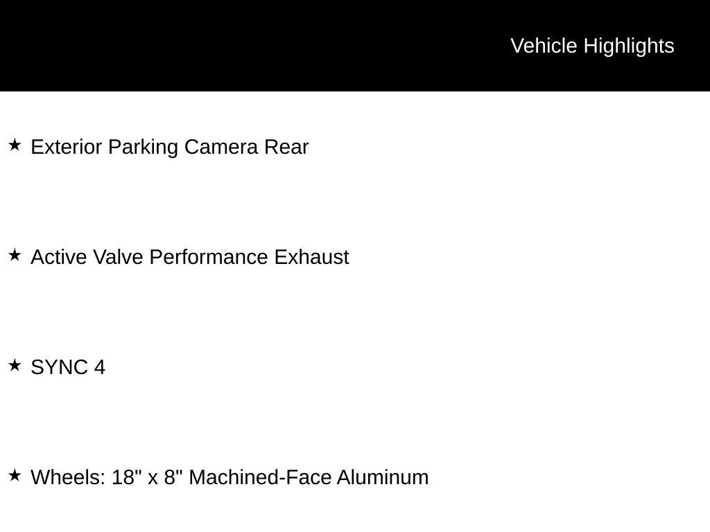 2025 Ford Mustang EcoBoost