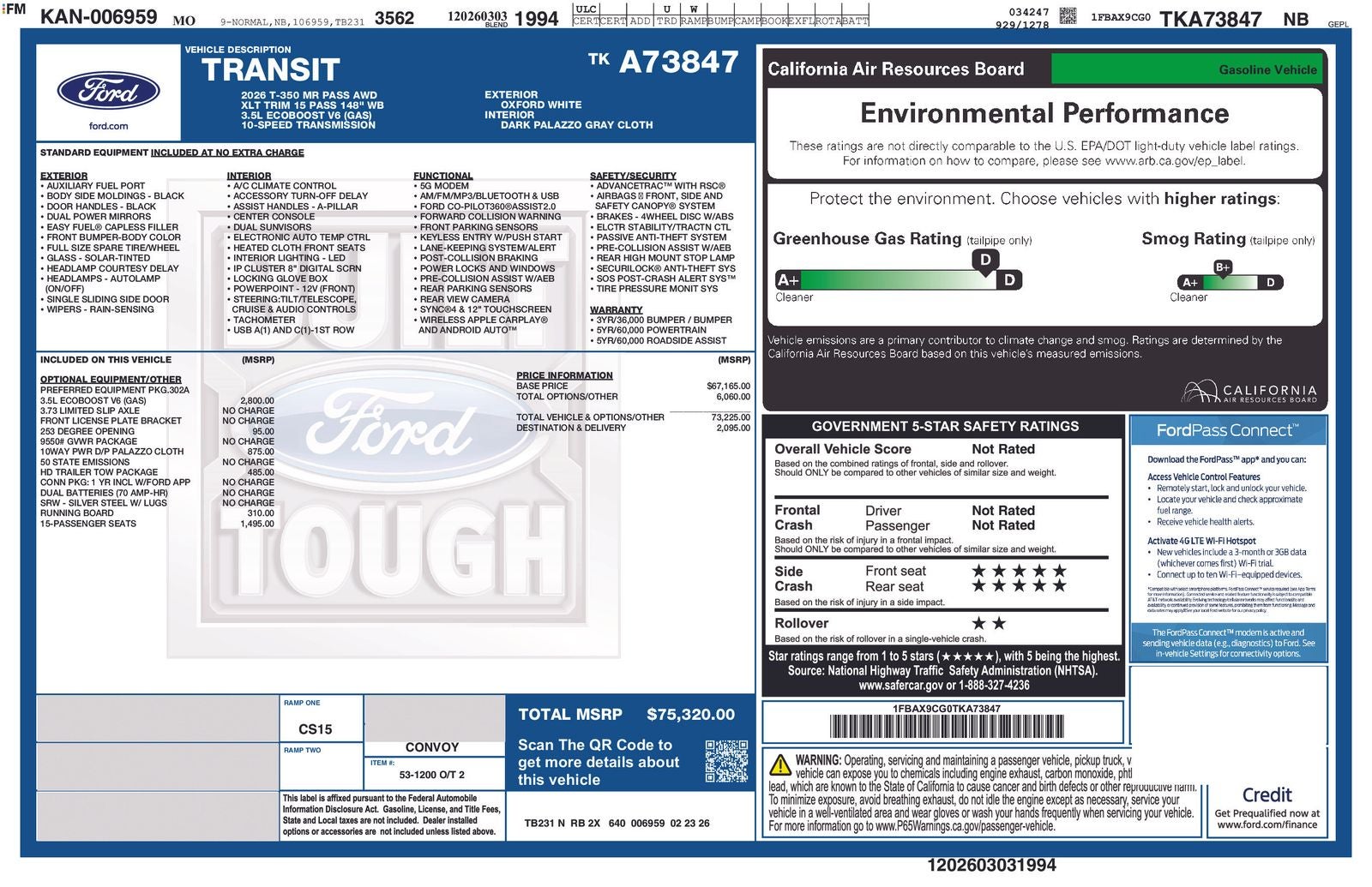 2026 Ford Transit-350 XLT