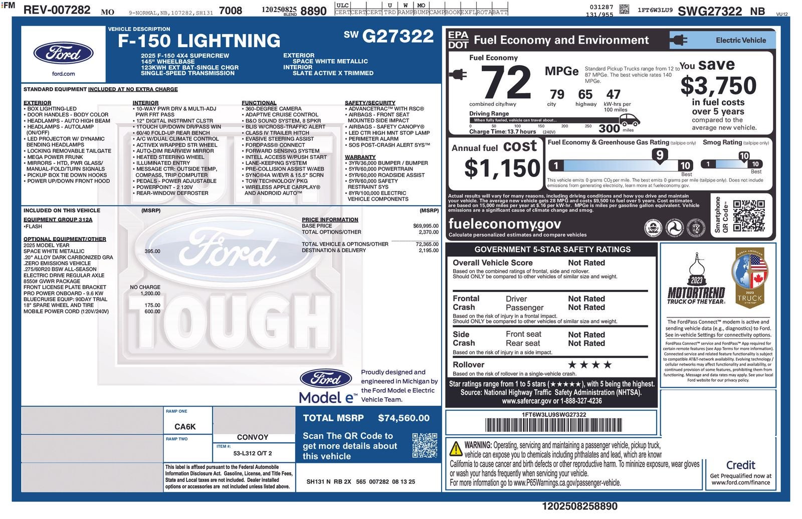 2025 Ford F-150 Lightning Flash