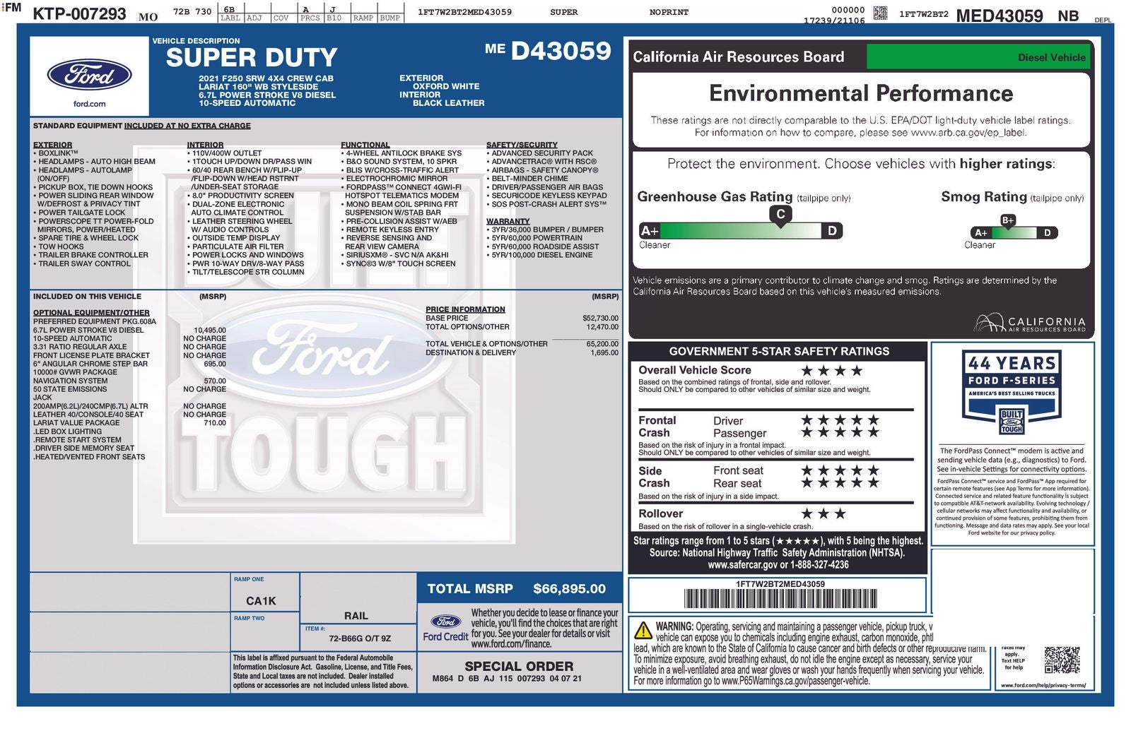 2021 Ford F-250SD Lariat
