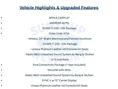 2026 Ford F-250SD Platinum