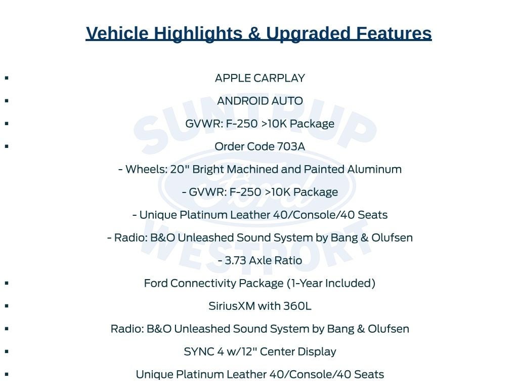 2026 Ford F-250SD Platinum