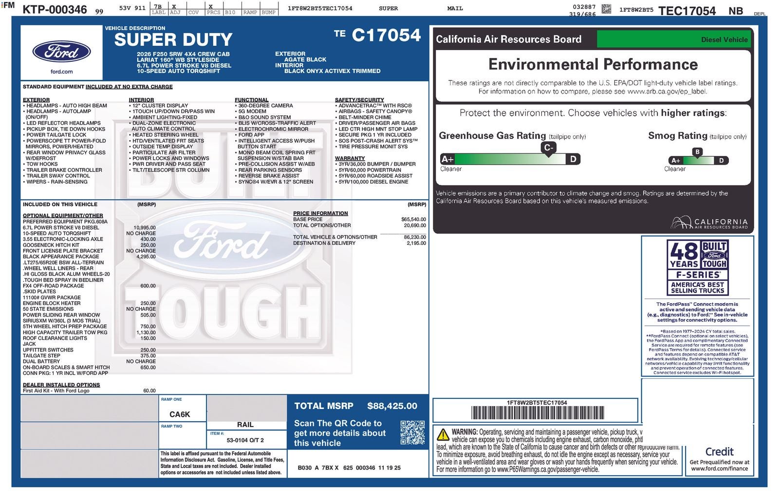 2026 Ford F-250SD Lariat