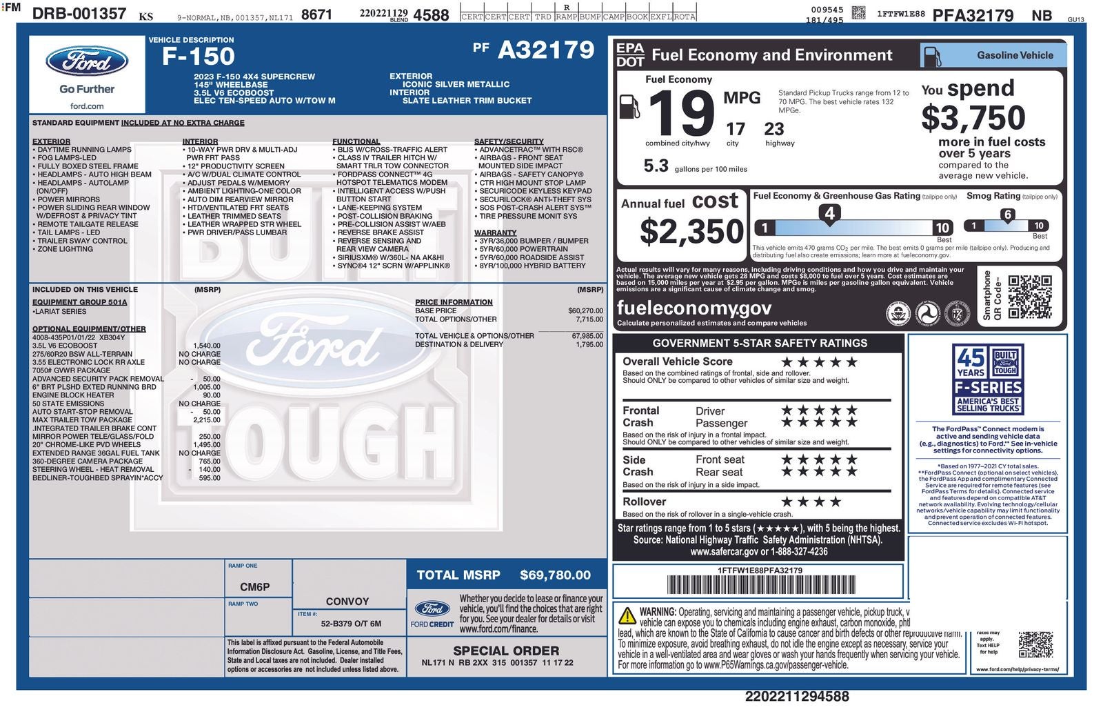2023 Ford F-150 Lariat