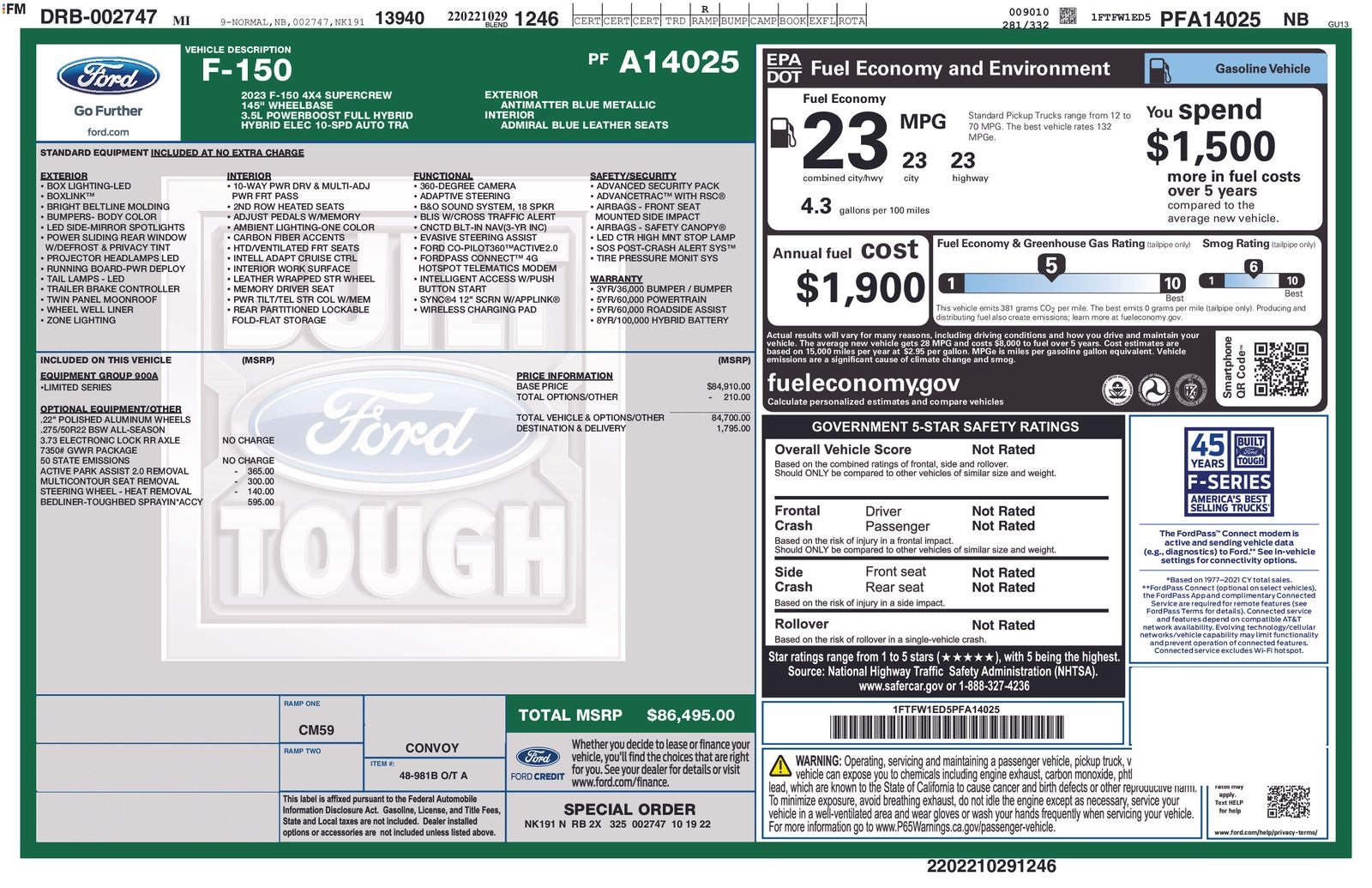 2023 Ford F-150 Limited