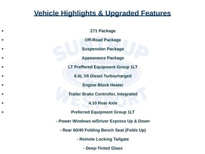 2016 Chevrolet Silverado 2500HD LT Duramax 6.6L V8 Turbodiesel