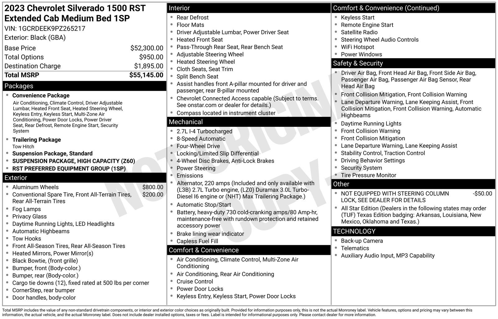 2023 Chevrolet Silverado 1500 RST