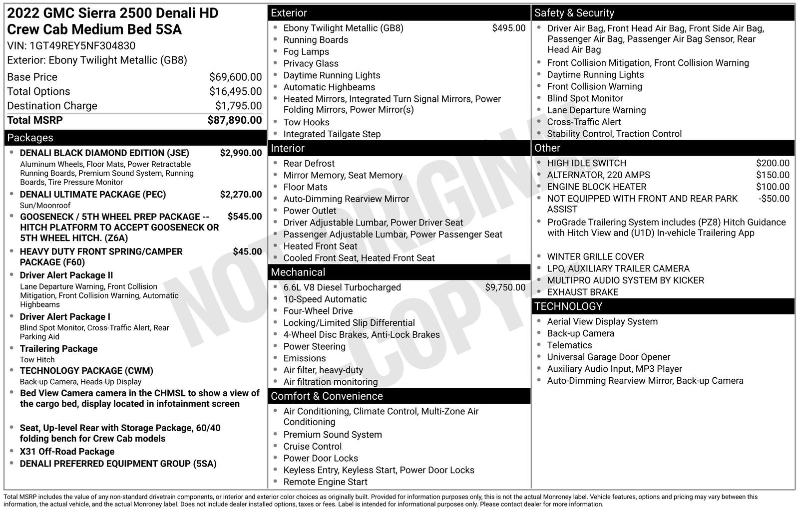 2022 GMC Sierra 2500HD Denali