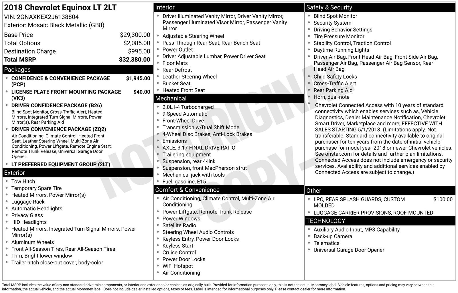 2018 Chevrolet Equinox LT