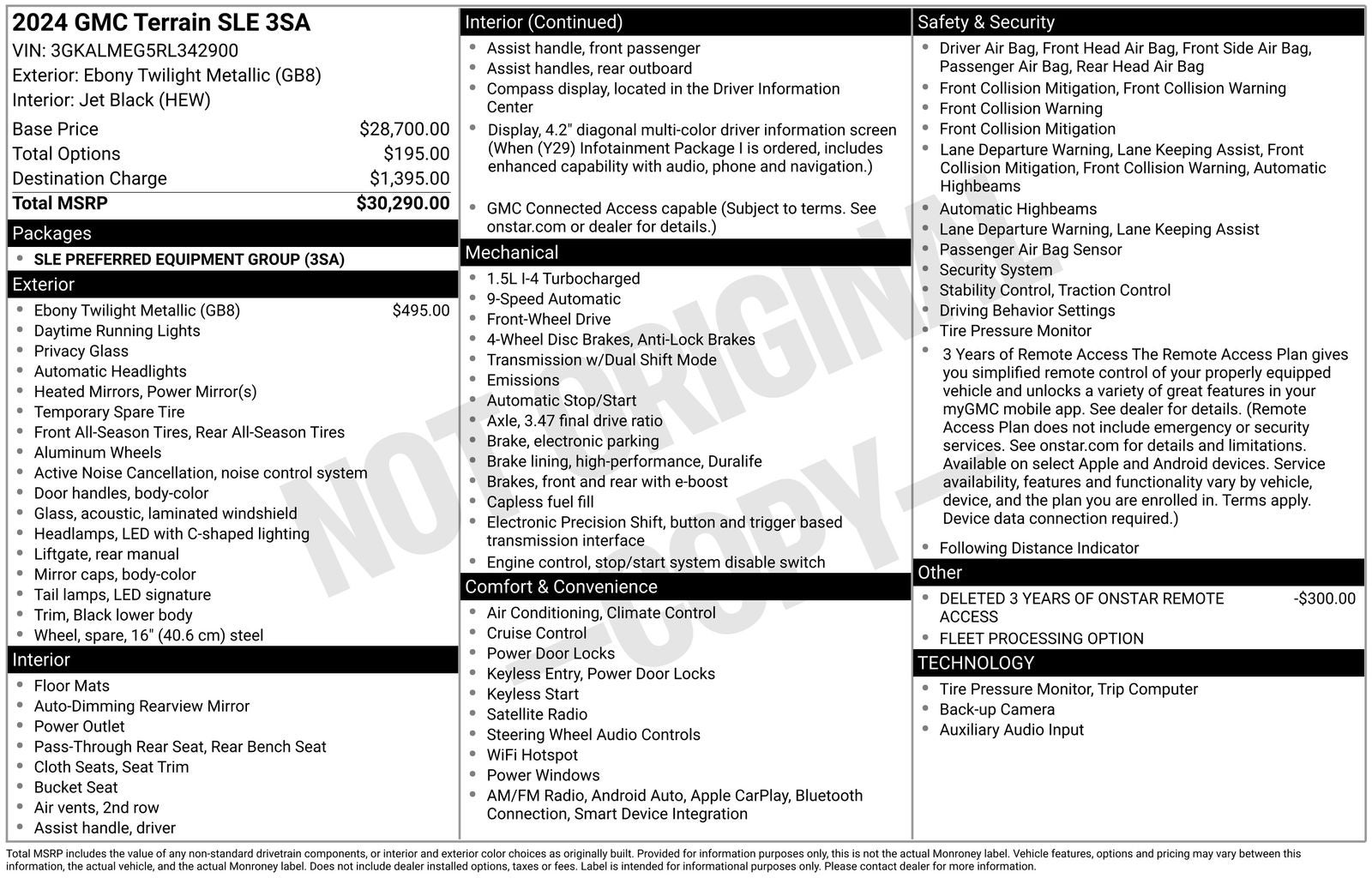 2024 GMC Terrain SLE