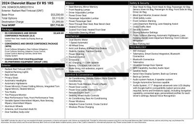 2024 Chevrolet Blazer EV RS