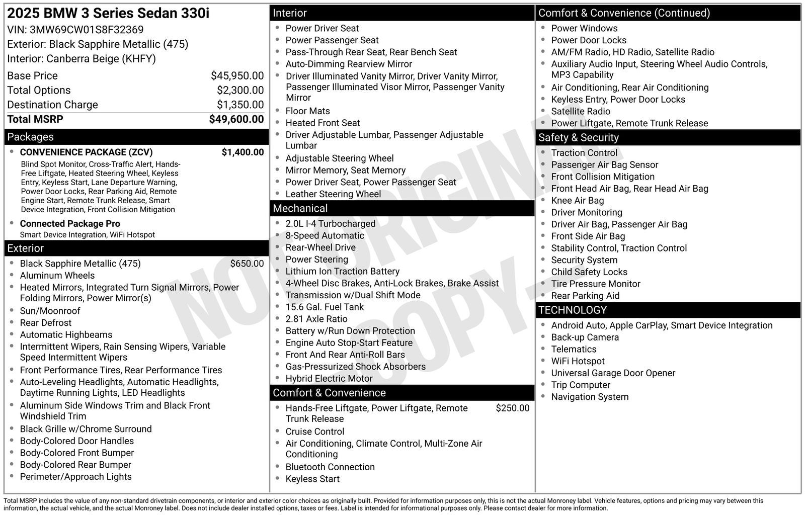 2025 BMW 3 Series 330i