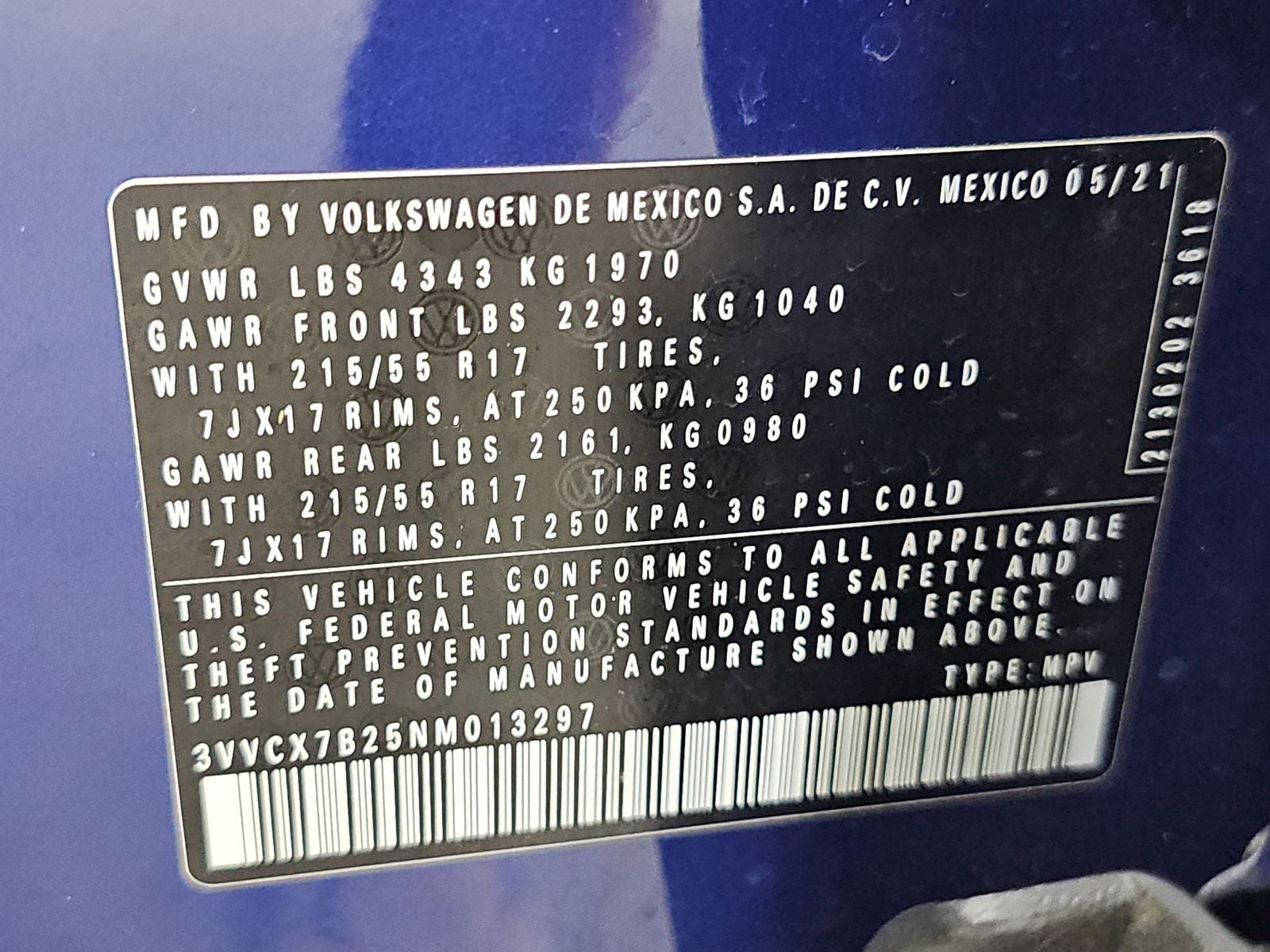 2022 Volkswagen Taos 1.5T S