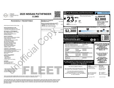 2025 Nissan Pathfinder S