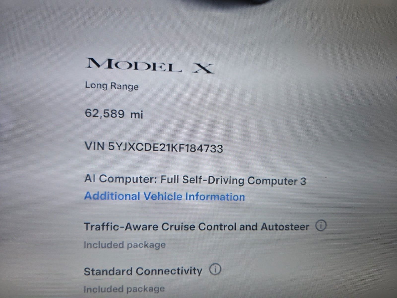 2019 Tesla Model X Long Range