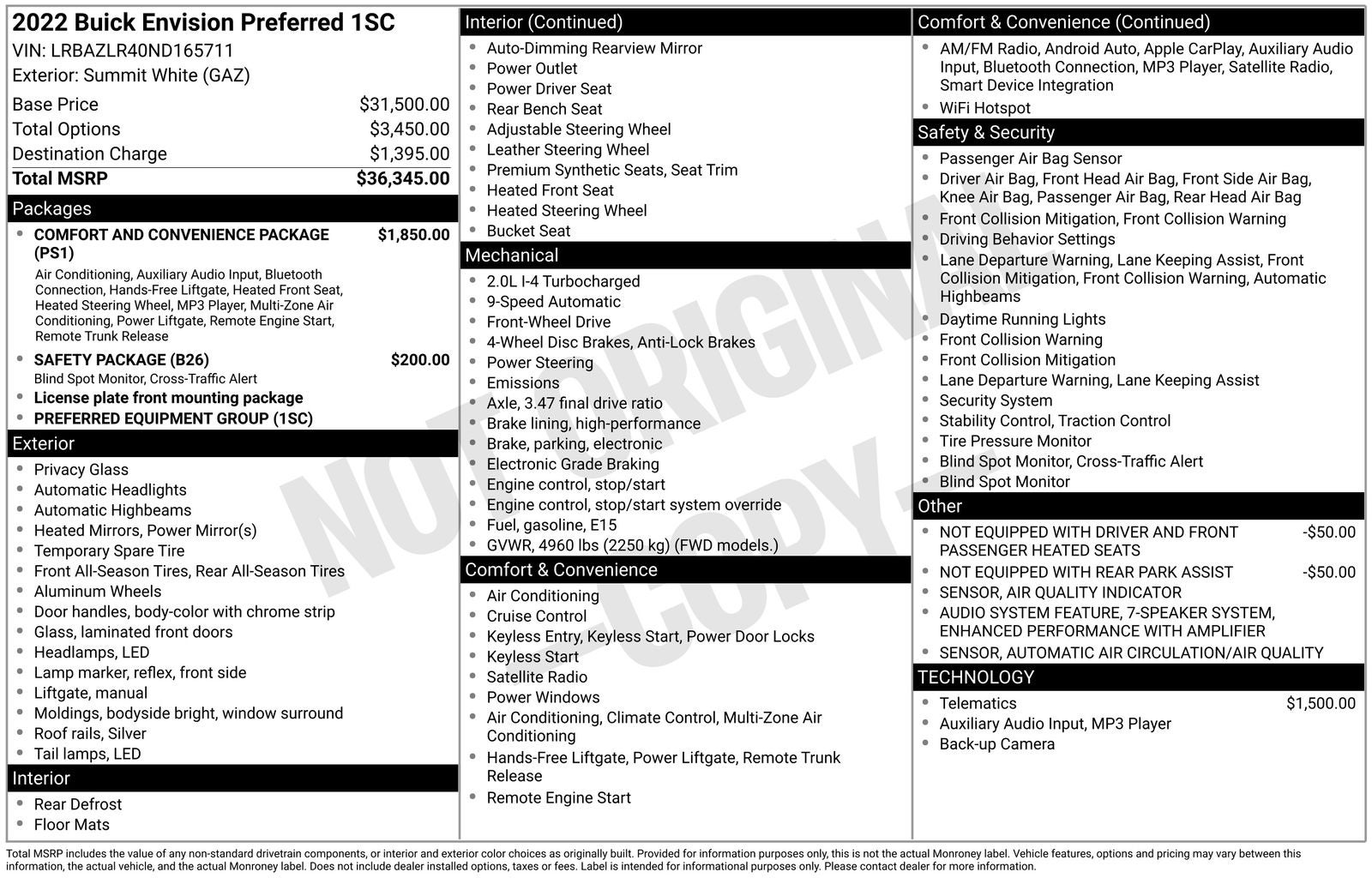 2022 Buick Envision Preferred
