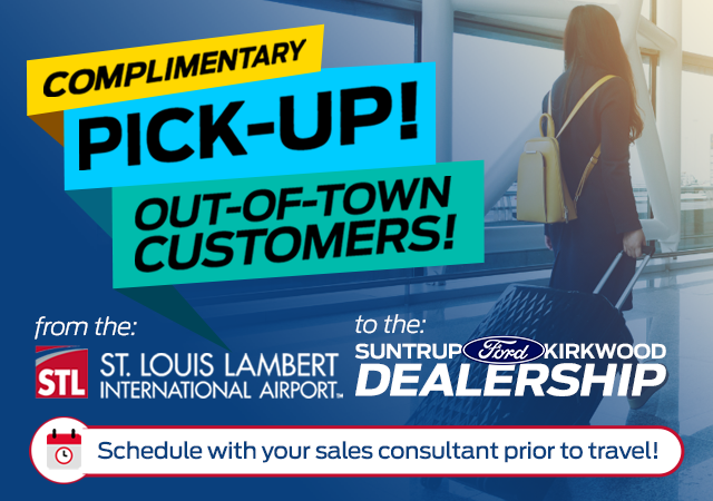 Complimentary Pick-Up for Out-of-Town Customers